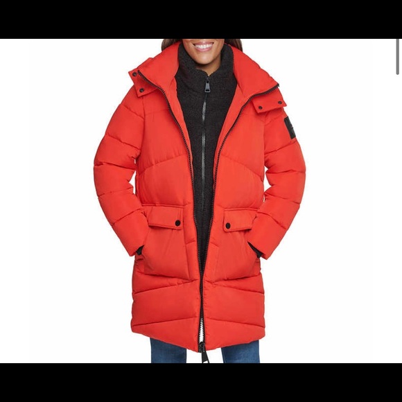 calvin klein ladies puffer jacket